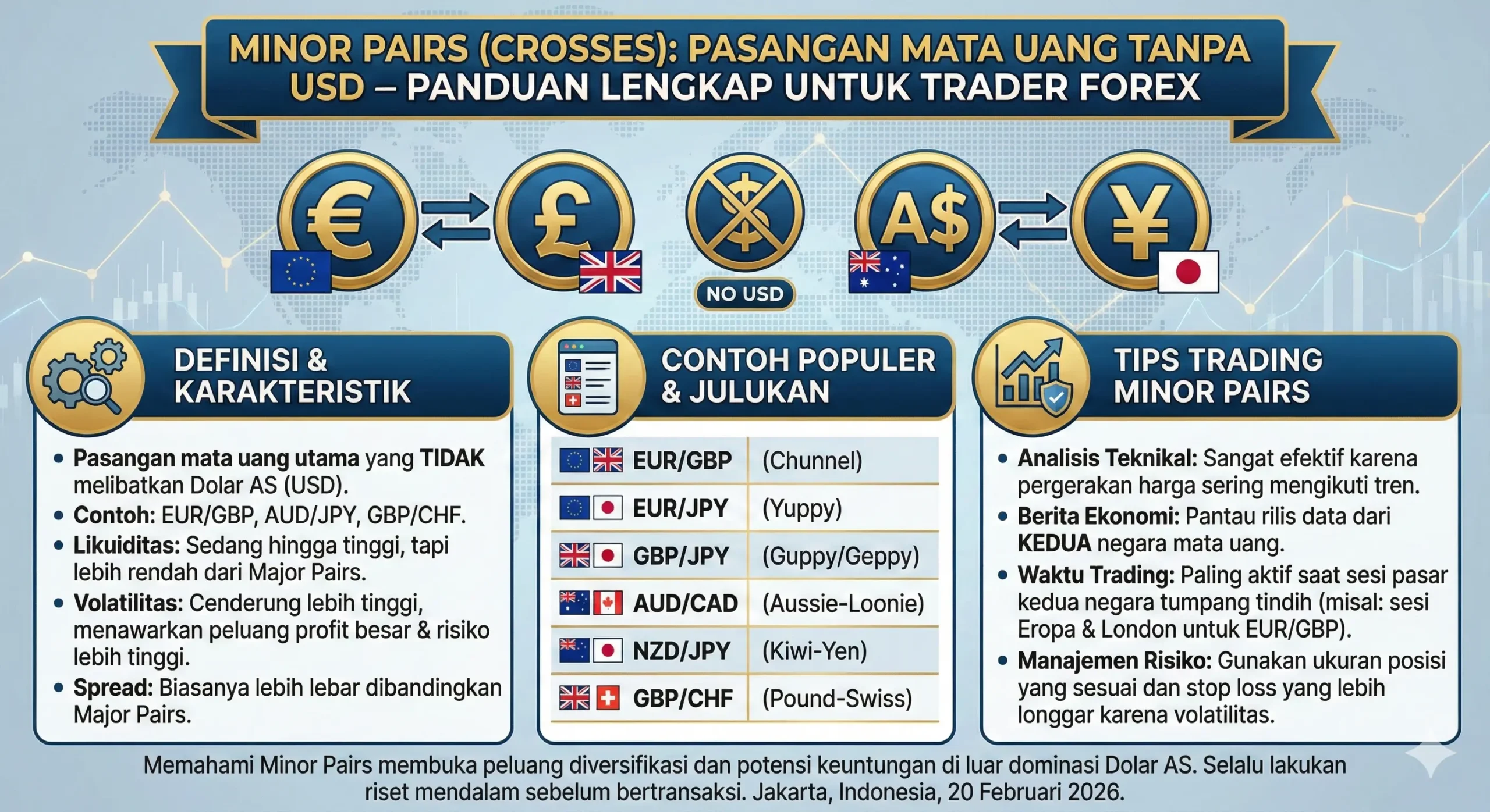 Minor Pairs (Crosses): Pasangan Mata Uang Tanpa USD – Panduan Lengkap untuk Trader Forex