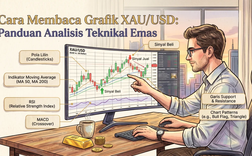 Cara Membaca Grafik XAU/USD: Panduan Analisis Teknikal Emas