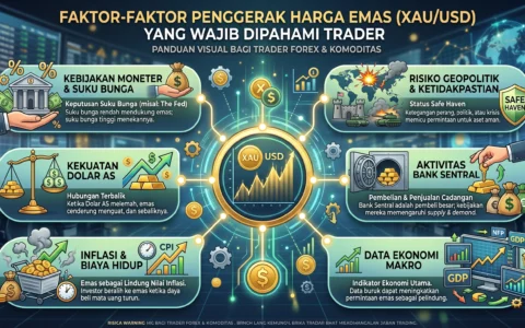 Faktor-Faktor Penggerak Harga Emas (XAU/USD) yang Wajib Dipahami Trader