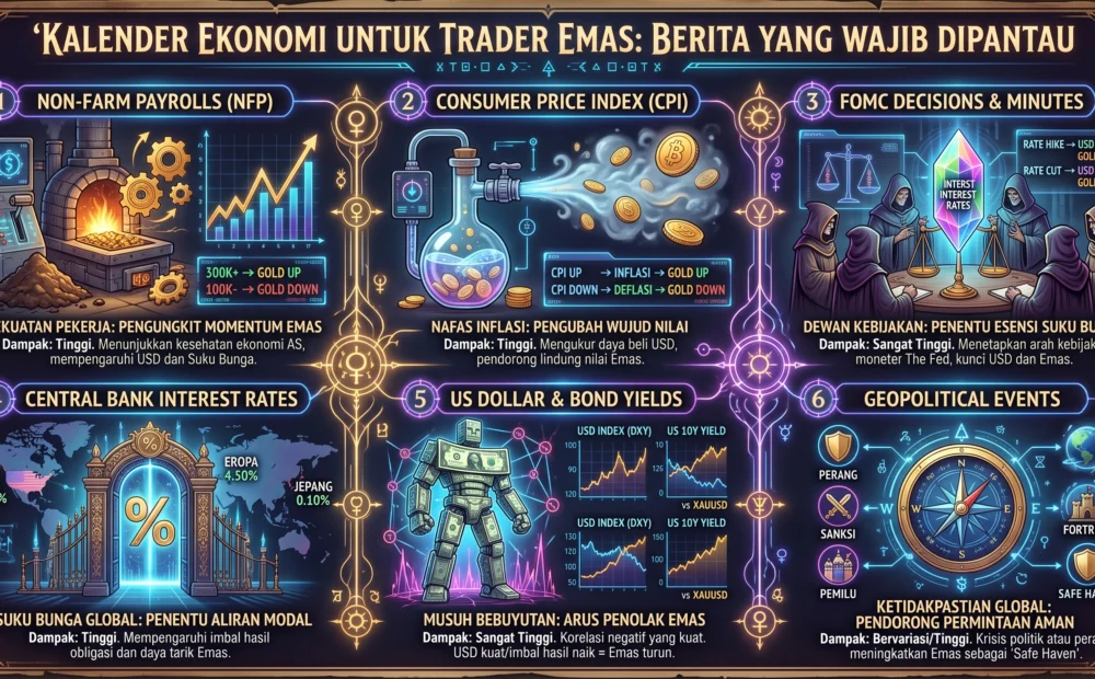 Kalender Ekonomi untuk Trader Emas: Berita yang Wajib Dipantau