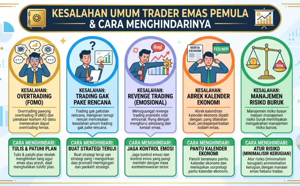 Kesalahan Umum Trader Emas Pemula dan Cara Menghindarinya