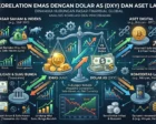 Korelasi Emas dengan Dolar AS (DXY) dan Aset Lain