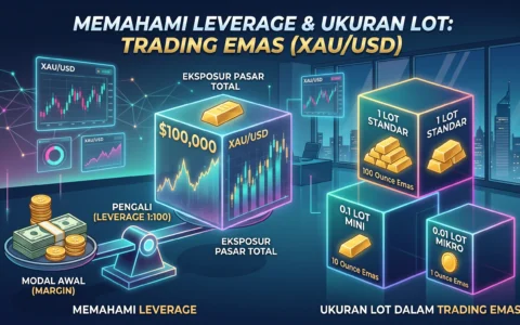 Leverage dan Ukuran Lot dalam Trading Emas XAU/USD