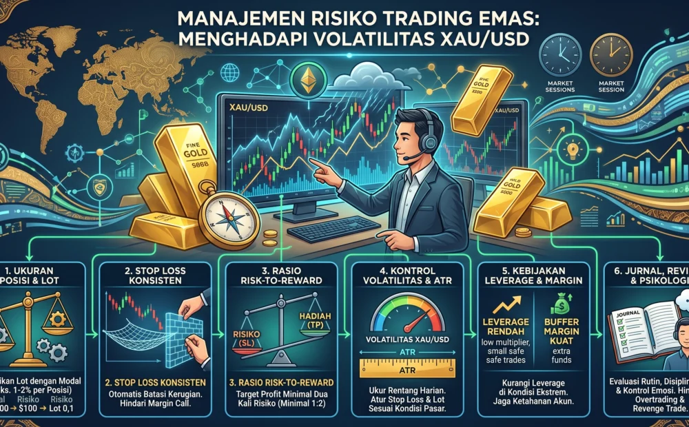 Manajemen Risiko Trading Emas: Menghadapi Volatilitas XAU/USD