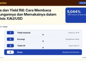 Emas dan Yield Riil: Cara Membaca Hubungannya dan Memakainya dalam Analisis XAU/USD
